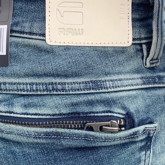 NWT G-STAR High Rise Fold Cuff Straight Leg Jeans - Picture 10 of 15